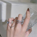 Fashion Chain Butterfly Adjustable Ring for Women Jewelry