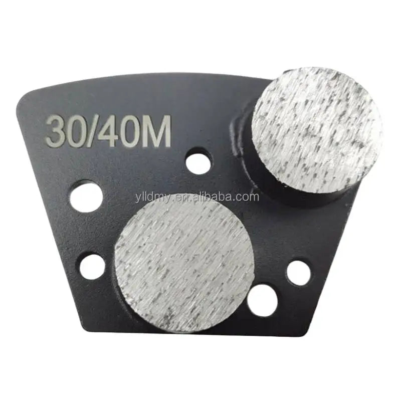Blastrac Diamatic Compatible Buffalo Diamonds Double Round Segment for Concrete Terrazzo Floor Polishing Customizable Supported