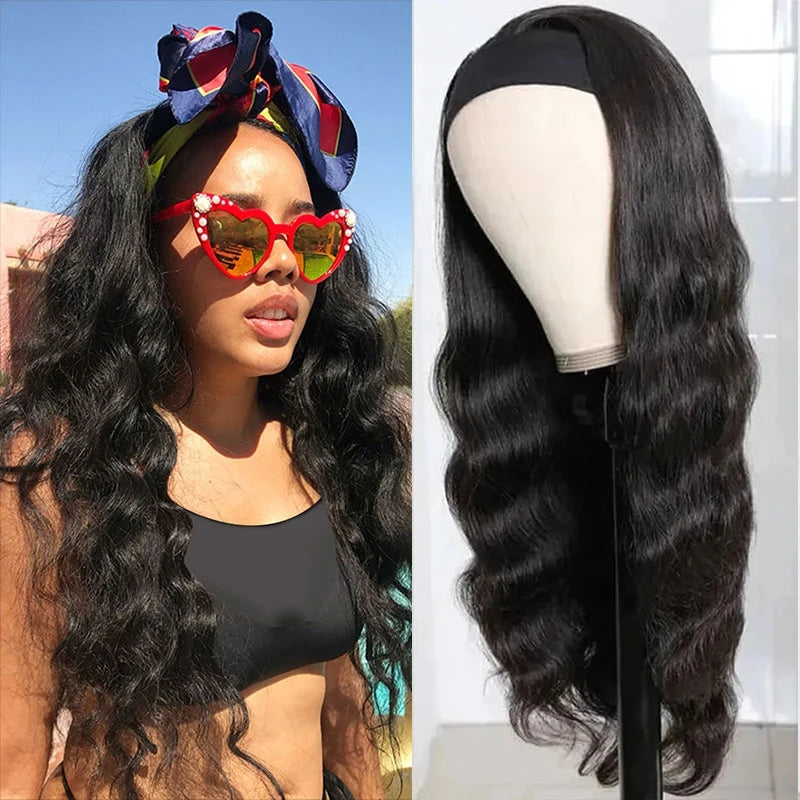 CLJhair 100% Human Hair Extensions Wigs Wholesale Natural  Straight Cuticle Alined Virgin Curly Headband Wigs Vendors