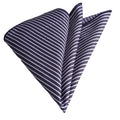 Grey and White Striped Classic Cotton Neckerchief