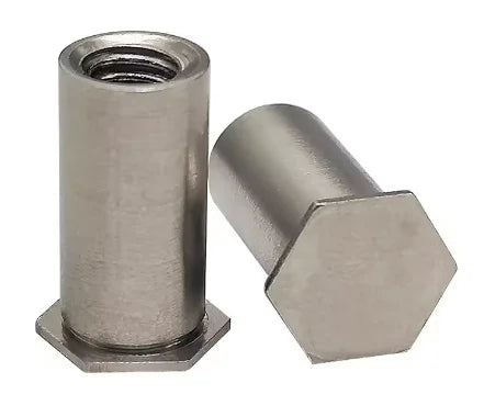 Customized M1 M2 M3 M4 M5 M6 Threaded Blind Fasteners Aluminium Carbon Stainless Steel Zinc Plated Self Clinching Standoff