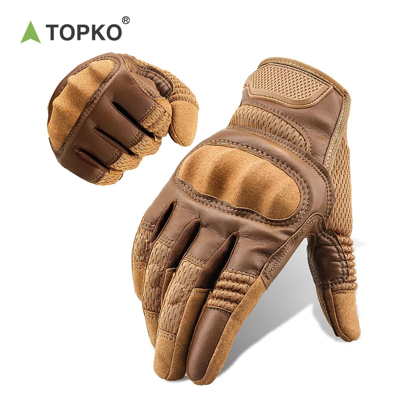 For Outdoor Cycling Driving Climbing Motorcycle Gloves Full Finger Breathable Five Fingers Winter Non Slip Riding Gloves