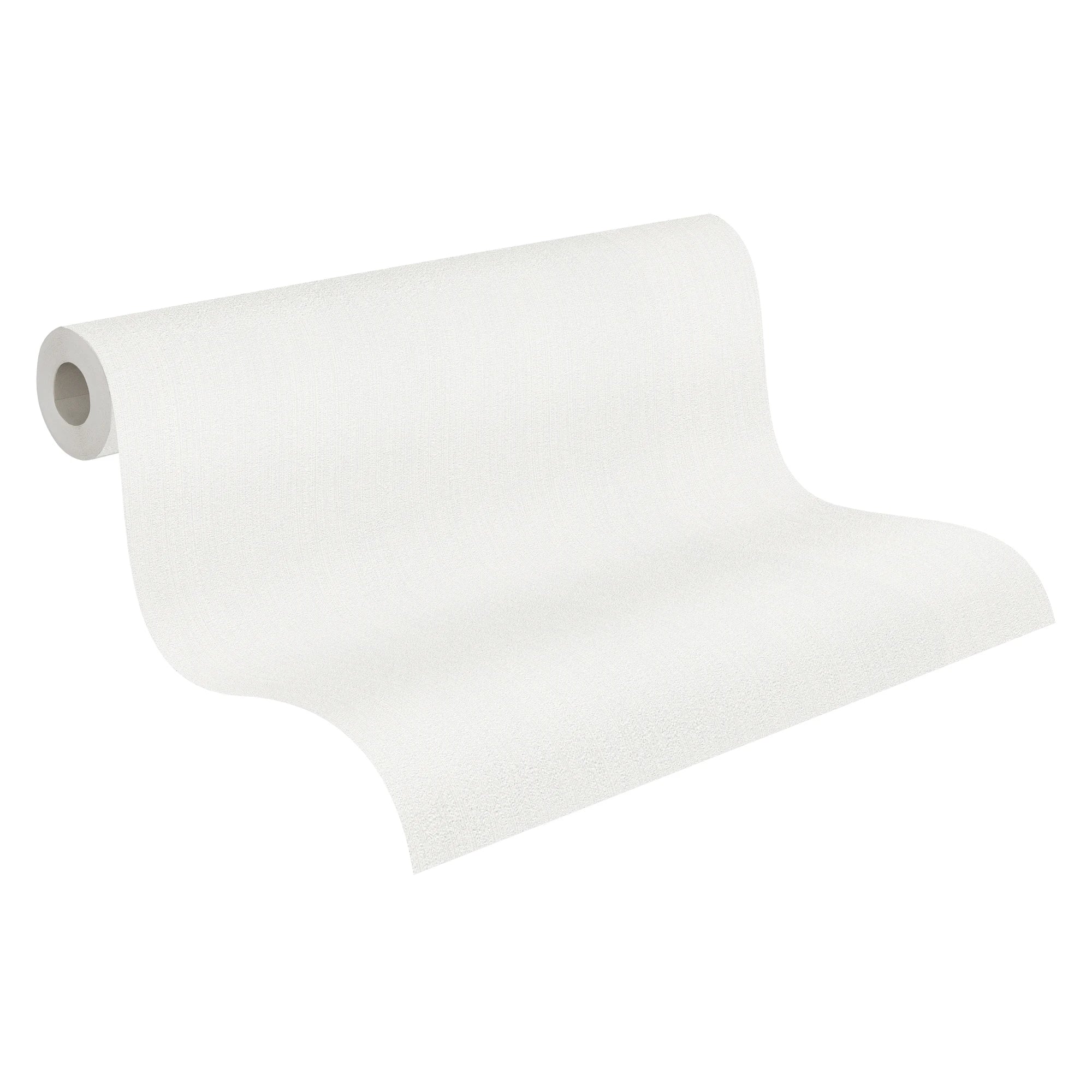 Made Germany Solid White Non Woven Vinyl Wallpaper Rolls Stripes-Highly Wash-Resistant for Living Room Hotel School