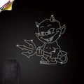 Low Moq Products Devil Boy Iron on T Shirt Design Rhinestone Iron on Transfer