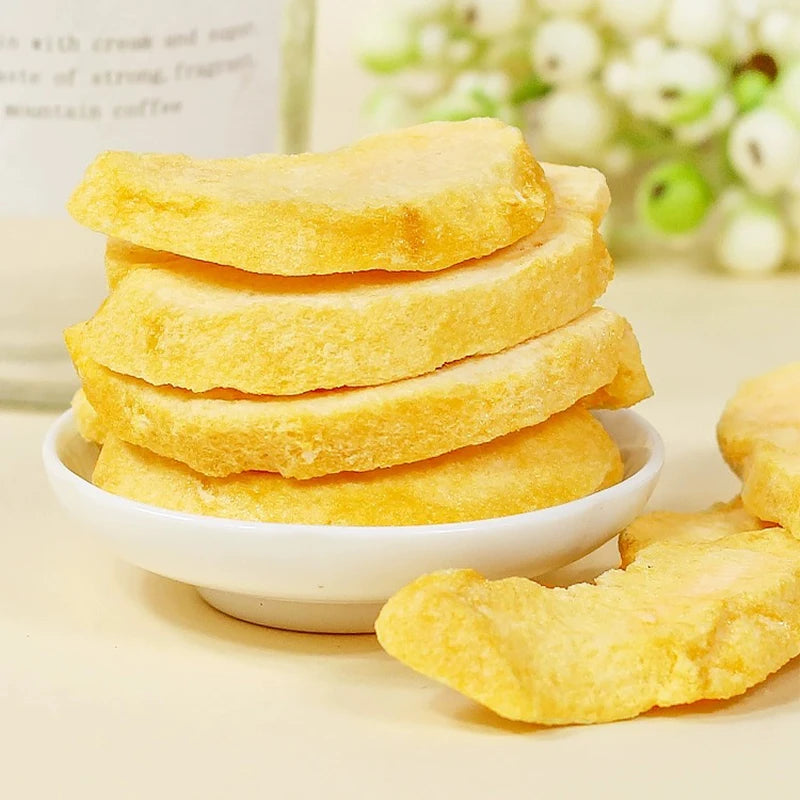 Organic Whole Fruit Yellow Peach Snacks Sweet Sliced with Freeze-Dried Process Hot Selling Bulk Vacuum Preserved Dried Fruit