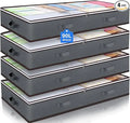 90 L Containers Closet Organizers Storage Bins Collapsible Under Bed Storage Bags for Blankets MegaBDM