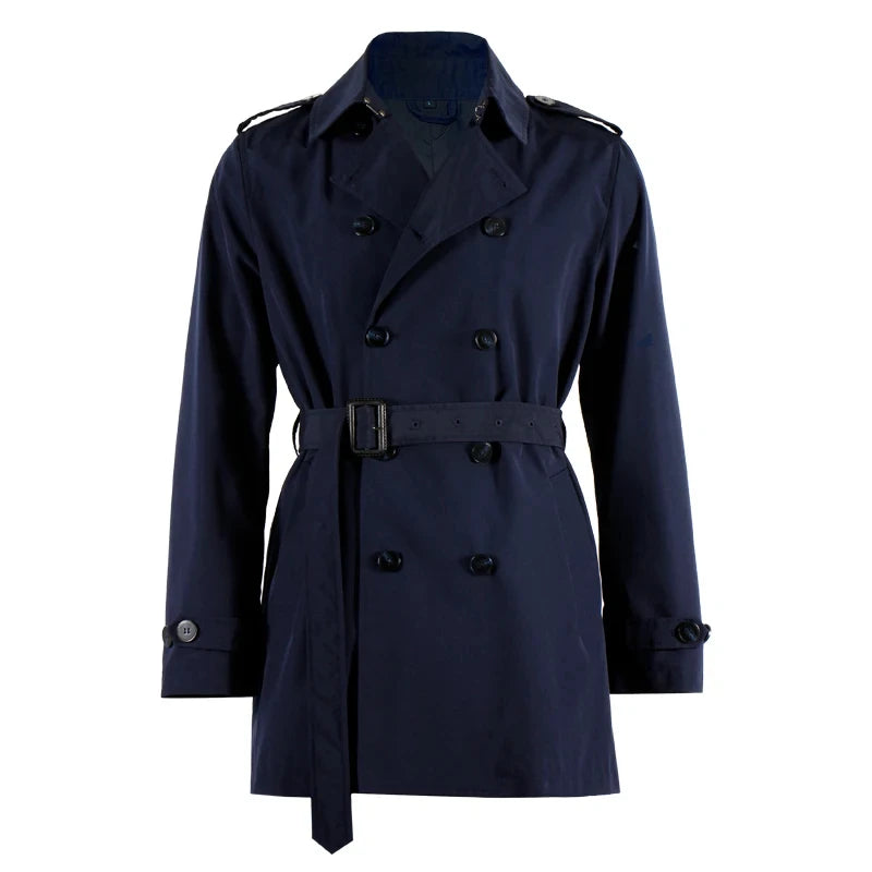 Alike Winter Men's Formal Blazer Custom Business Windbreaker Plus Size Long Stand Collar for Men
