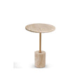 Travertine Marble Home Decor Round Coffee Table Living Room Table Indoor