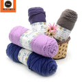8PLY Knitting Yarn 100g MILK COTTON YARN CHENILLE YARN for Hand Knitting