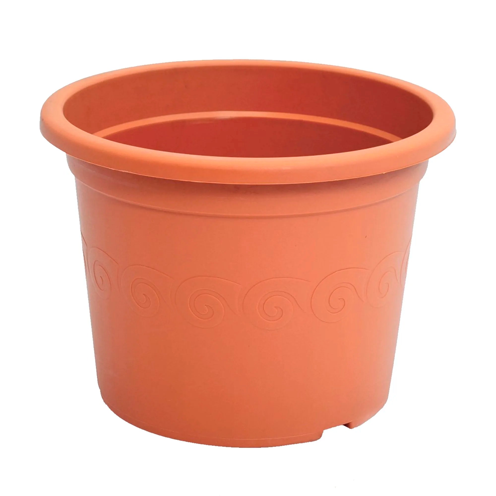 Plastic flower pot 1.4L. dimensions (mm) 170x170x127 terracotta color