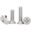 Fast Delivery 304 M8 Stainless Steel Cross Recessed Flat Pan Head Countersunk Head Machine Screws