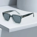 Fashion New Sunglasses Men  Propionic Acid Large square Thin Frame Simple Trend Outdoor UV400 Driving Shades Sun Glasses
