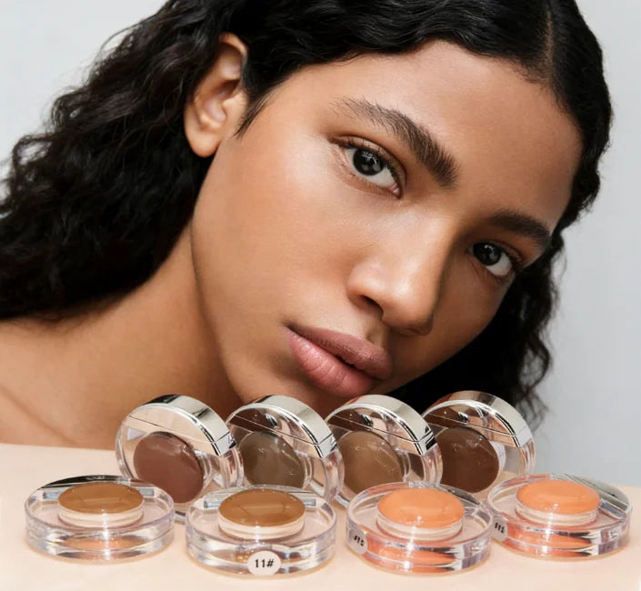 12 Colors Matte Cream Concealer Palette - Long Lasting Waterproof Enriched with Minerals for Dark Circles & Blemishes
