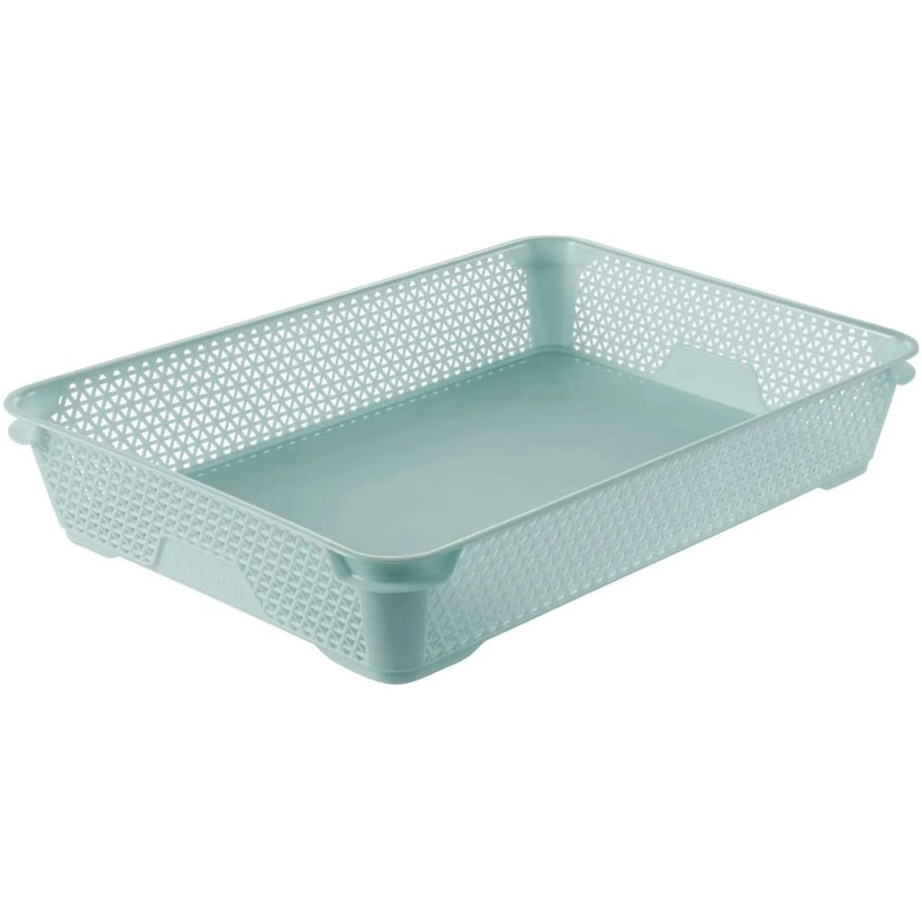 Mini Basket DIN A4 36 x 26.5 x 7 cm Mirko Blue