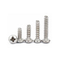 M1.4 M1.5 M1.6 M1.7 M1.8 M2 M2.2 M2.6 M2.8 M3 304 Stainless Steel Phillips Pan Head Self Tapping Screws Thread Forming Screws