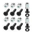 OEM Carbon Steel SS Galvanized 1/4-20 Threaded Inserts Nuts and Bolts Kit for Woodworking Wood Inserts and Bolts MegaBDM