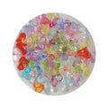 Love Heart Transparent Acrylic Beads 17*22mm Loose Plastic & Lucite for DIY Handmade Jewelry-Bracelets Necklaces Accessories