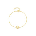 Round Cross New 2024 Cross Fashionable 925 Silver Zircon Bracelet