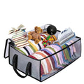 Hotselling Foldable Baseball Caps Organizer Stylish Fabric Clothing 2 Sturdy Handles Sewing Flexible for Wardrobe Hat Storage