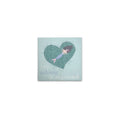 Made In Germany - Canvas Mermaid Nursery - Wall Art Mural Blue Green - Modern Kids Canvas Picture On Stretcher Frame Home Decor