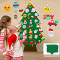 DIY Felt Christmas Tree Merry Christmas Decorations 2022 Christmas Ornament Xmas Navidad Gift Party Supplies