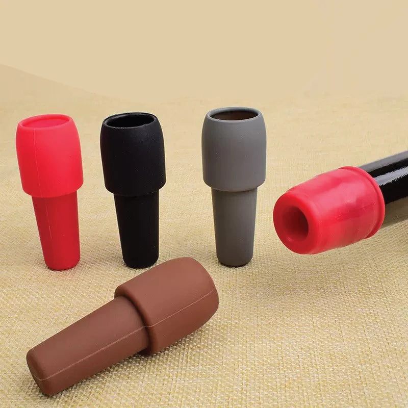 Kitchen Tool Liquor Luxury Perfume Honey Milk  Seal Food Grade Silicone Unique Polish Bottle Cap Charms