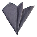 Blue and Purple Gradient Denim-Look Cotton Pocket Square