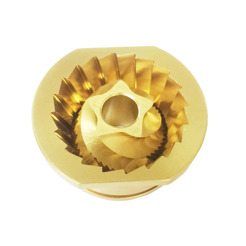 Titanium Coated 48mm Coffee Bean Grinder Conical Burr Set Coffee Machine Grinding Burr Compatible with Jura Coffee Machines
