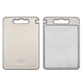 Dual Side Cutting Board 304 Stainless Steel PP Plastic Eco-Friendly Bamboo Chopping Blocks Customizable Logo for Food Cutting