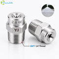 1/4" BSPT Stainless Steel 120° Wide Angle Full Cone Nozzle for Industrial Cleaning Humidification & High Pressure Washing