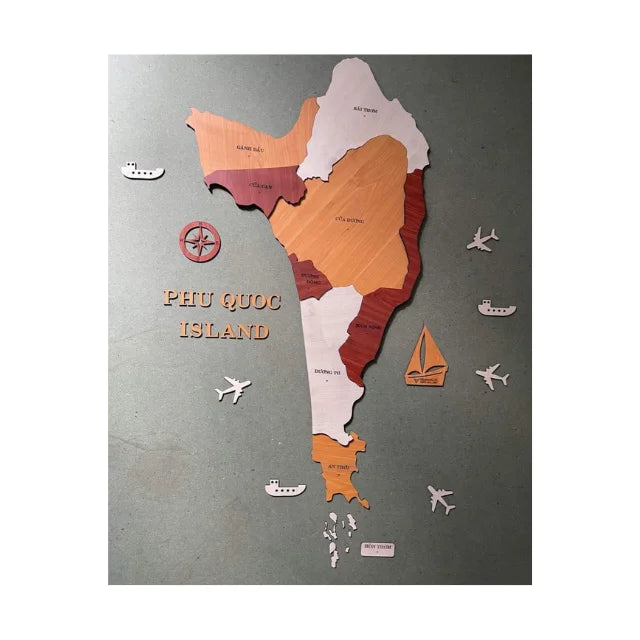 Wooden Map Product Home Decoration Best Selling From Blue Lotus Viet Nam Product Hot New Product New Price