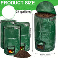 Compostable PE Grow Bags for Kitchen & Garden Waste Durable Storage and Disposal Composting Application MegaBDM