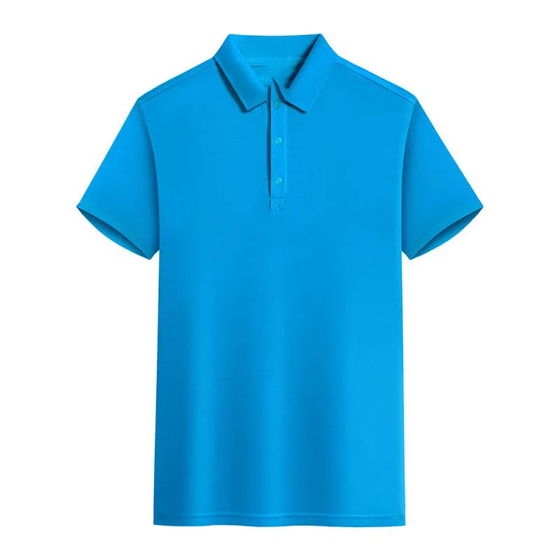 Oem Customized Short-sleeved Lapel Work Clothes Polo Shirts Factory Uniforms Work Clothes Cultural Advertising  Custom T-shirts