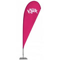 Custom Printing Outdoor Beach Teardrop Flying Banner Wind Flag