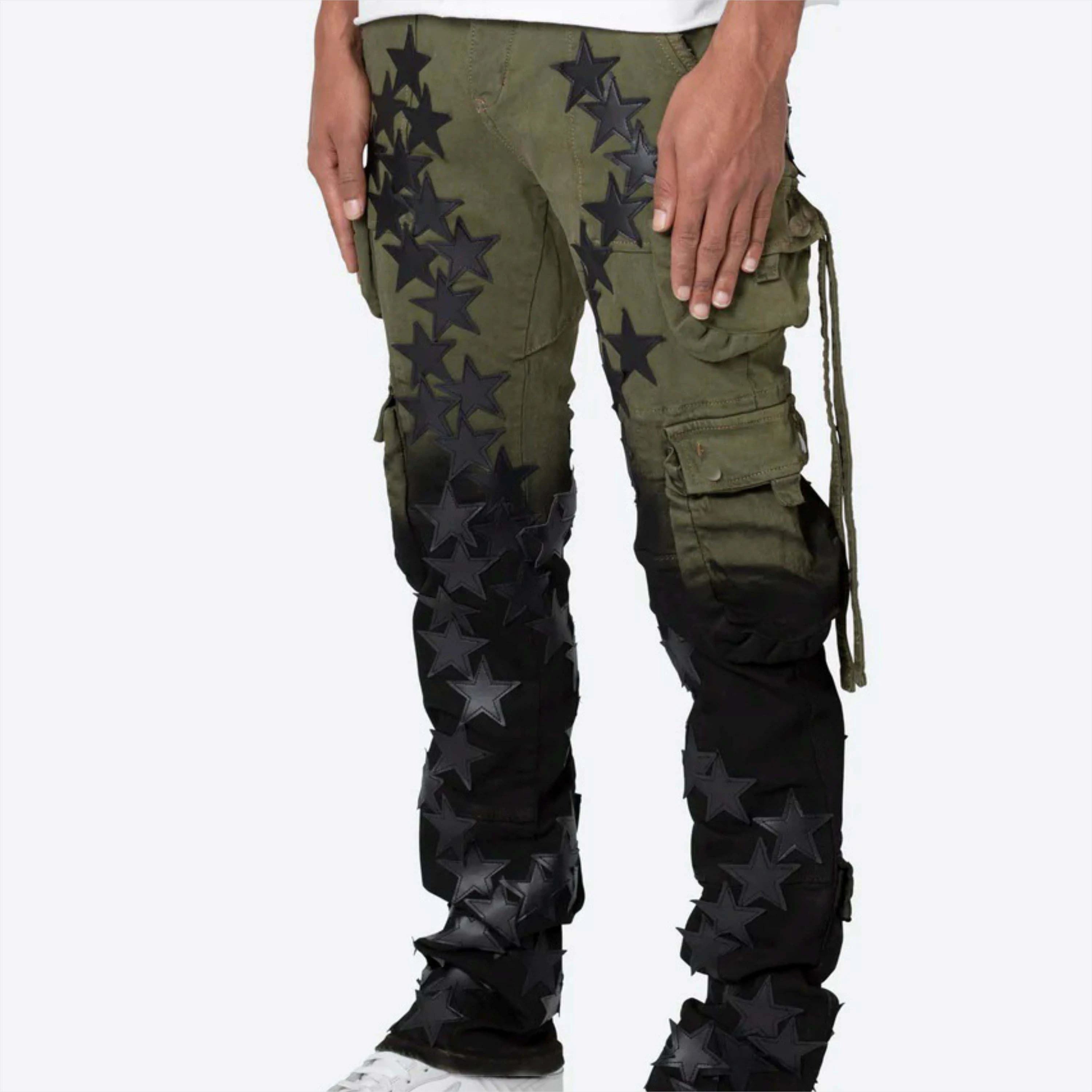 Men's Women's Straight Cargo Denim Pants Eco-Friendly Quick Dry Comfortable Stylish Casual Outdoor Lightweight Design