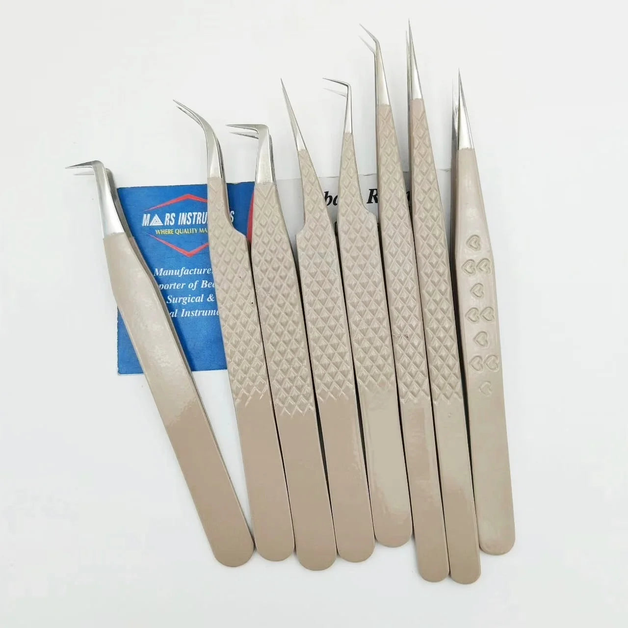 Tweezers for Lash Extensions Precision 45 Degree Lash Tweezers for Volume Classic Lashes Premade Fans