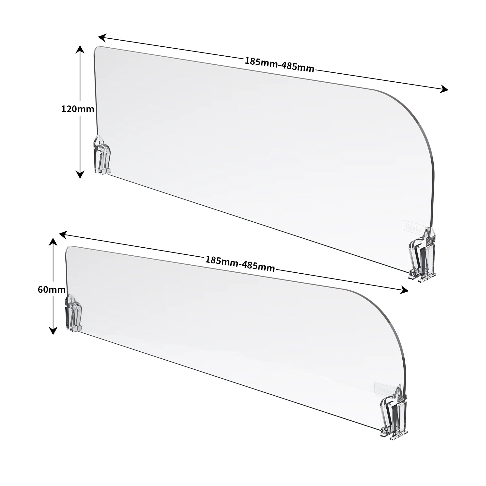 Clear Supermarket Divider Shelving Dividers Shelf Divider Breakable Auto Feed Product Pusher System Individual Parts