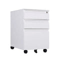 Movable 3 Drawer Pedestal Smart File Cabinet Bulk Mobile Steel Office Storage Metal Cabinet