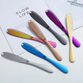 Factory Direct Stainless Steel Bread Jam Baking Cream Butter Cheese Scraper Knives Metal Kitchen Utensils