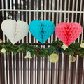 Elegant Classic Wedding Supplies Heart-Shape Tissue Paper Hanging Decoration for Christmas Wholesale