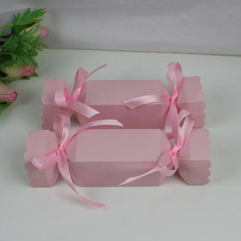 JUXINDA Hot-selling Red Striped Candy Box Valentine's Day Surprise Gift Box Heart-shaped Birthday Party Favor Wrapping Box