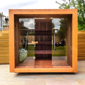 Garden Panoramic View Traditional Wet Steam Sauna Rooms Sauna Outdoor