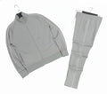 Customized Sporty Printed Two Piece Clothing Set Hooded Top Elastic Waist Bottom Breathable Quick Dry Lightweight Daily Comfort