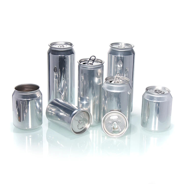 Aluminium Can 330ml 500ml Beverage Can Aluminum Cans With Easy Open Lid