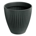 Latia Round MIDL flowerpot 60x58 graphite granite
