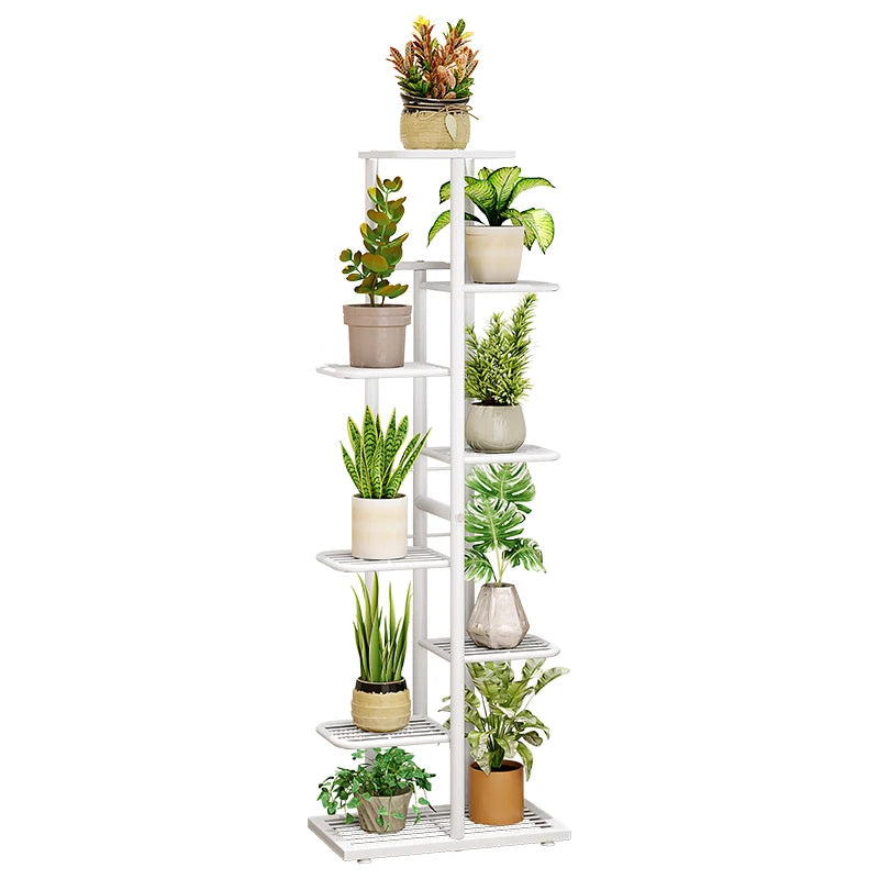 American Style Metal Iron Multi-Layer Hanger Light Luxury Flower Shelf Balcony Living Room Simple Large Outdoor Planters