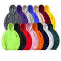 China Bangladesh Factory Price OEM Customized Logo Embroidery Cheap Unisex Blank Solid Color Hooded Fleece Wholesale Hoodies