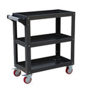 Customizable Colors OEM 3-Shelf Steel Workshop Cart Auto Repair Mechanical Mobile Rolling Tool Cabinet Trolley