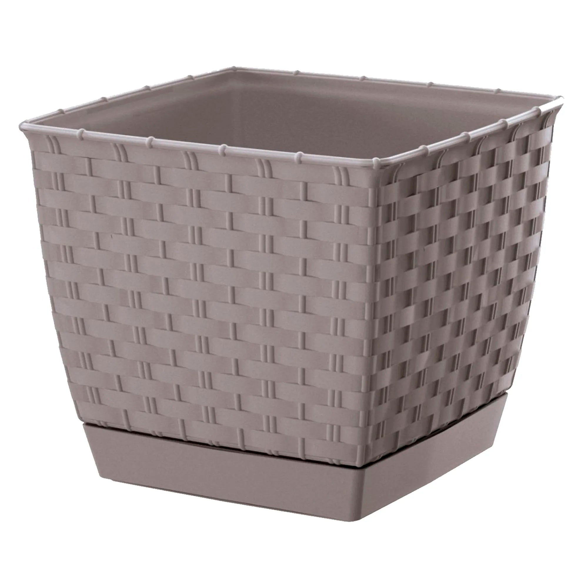RATOLLA SQUARE 6L pot dimensions (mm) 220x220x189 Mocca color