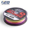 FJORD Stock  Multicolor 300M 8 Strands 20-100LB  PE  Fishing Rod Fishing Line Used  Super Strong Fishing Line Japan